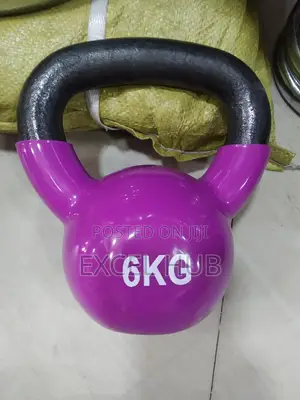 Piece of 6kg Kettlebell Purple