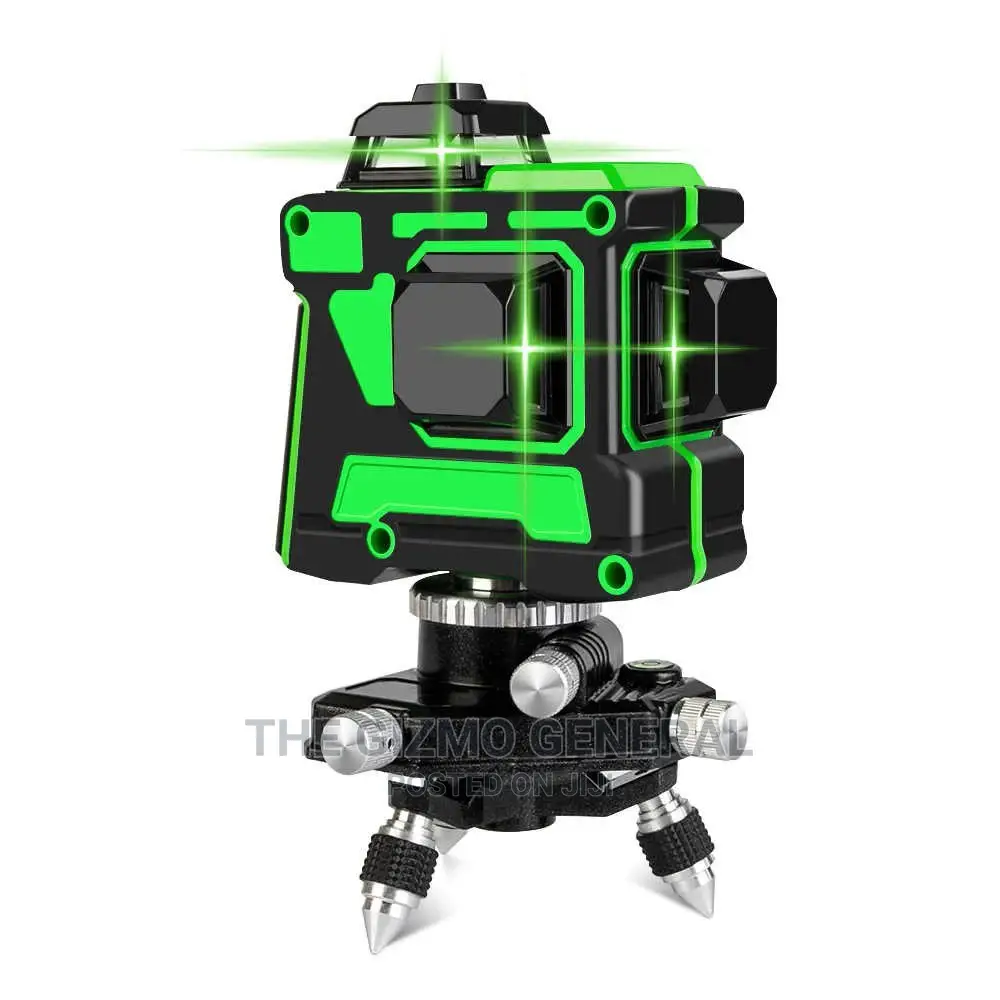 12 Lines 3D Green Laser Level Self-Leveling 360 Horizontal