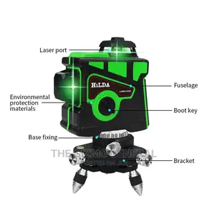 12 Lines 3D Green Laser Level Self-Leveling 360 Horizontal