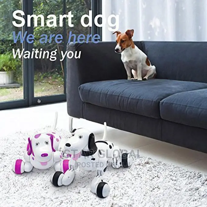 Smart Touch Sensor Dancing Voice Pink Rc Robot Dog