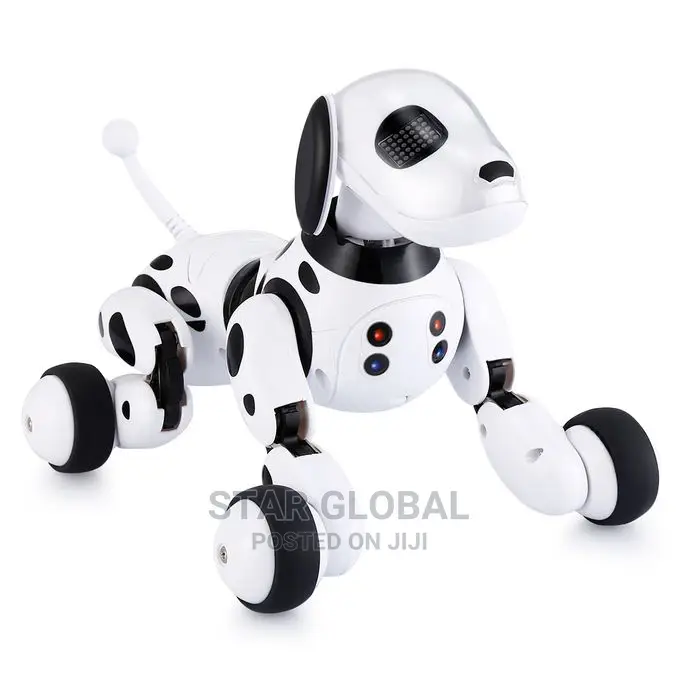 Smart Touch Sensor Dancing Voice Pink Rc Robot Dog