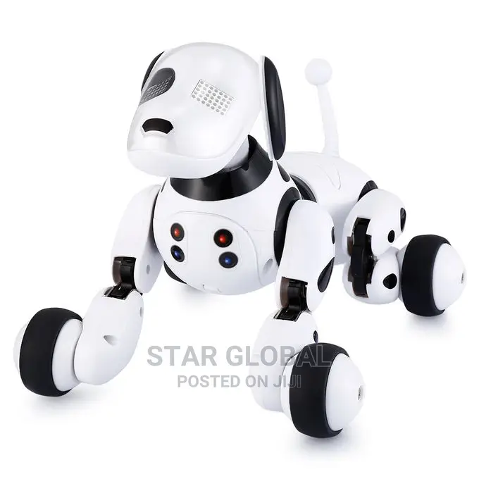 Smart Touch Sensor Dancing Voice Pink Rc Robot Dog