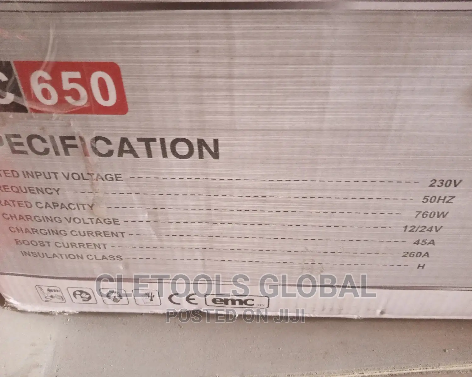 Battery Changer 650 CD