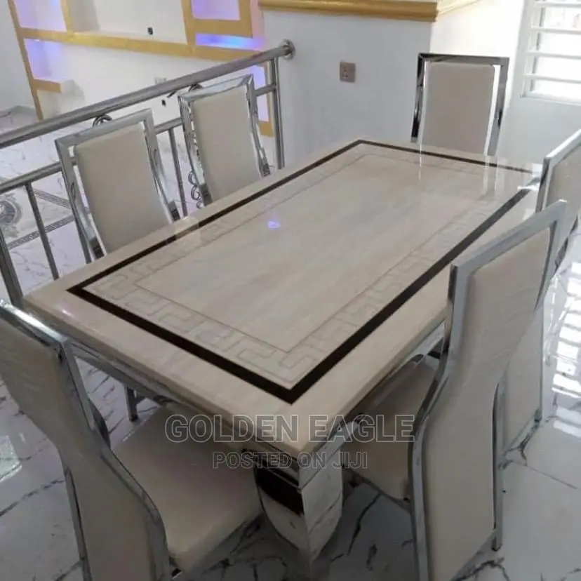 6seater Marble Dinning