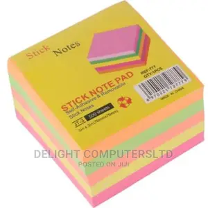 Sticky Note 40 Sheet 3x3 - 5 Colours
