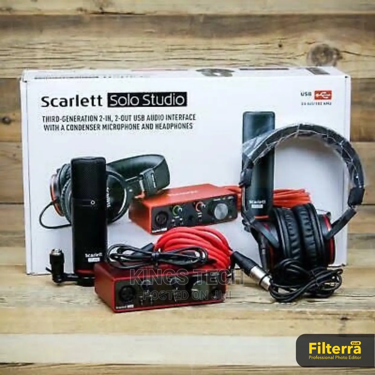 Scarlet Solo 3rd Gen Studio Boundle