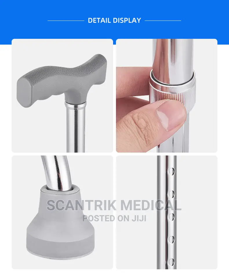 Rehabilitation Mobility Aids Walking Sticks With Four Foot