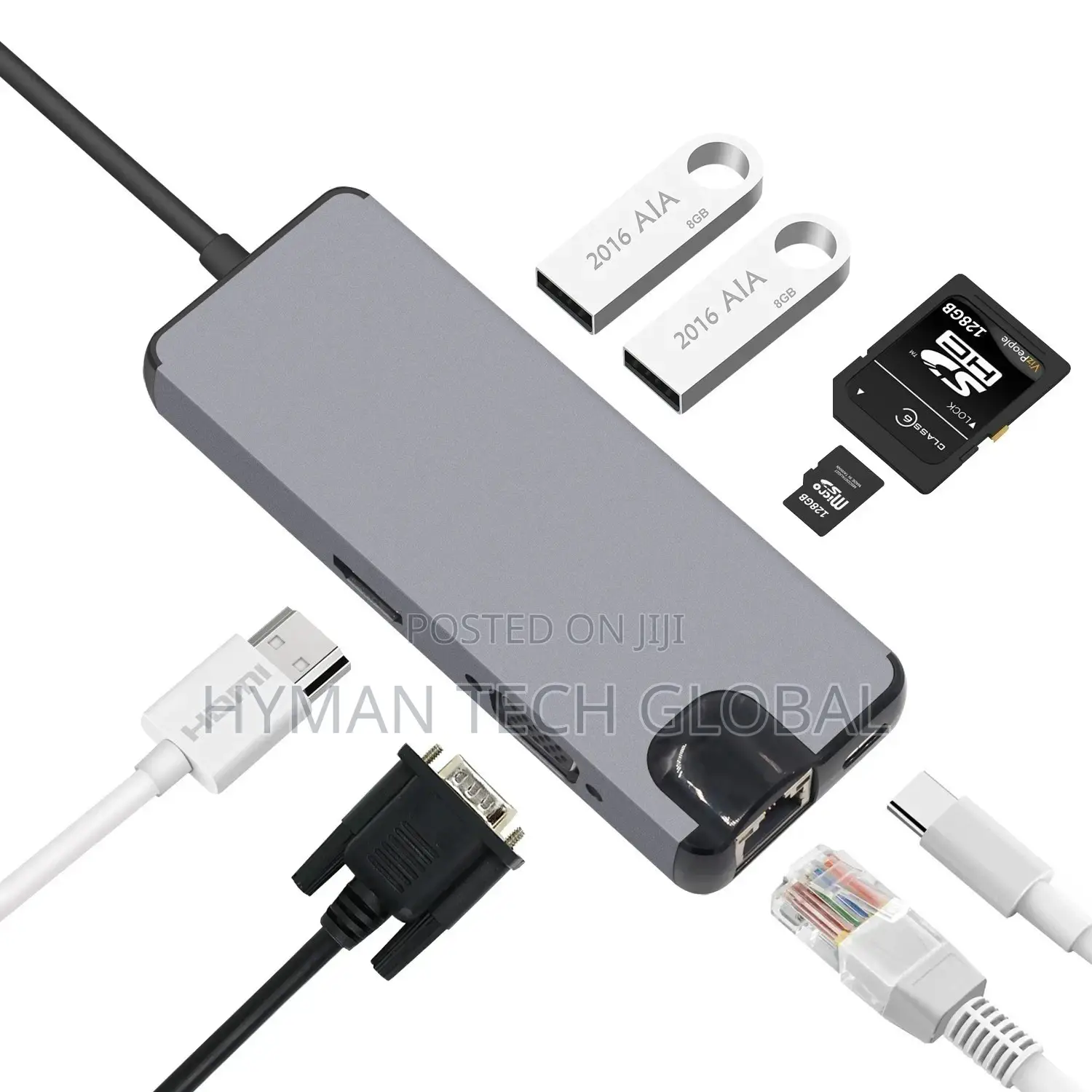 8 in 1 Premium Type-C Converter