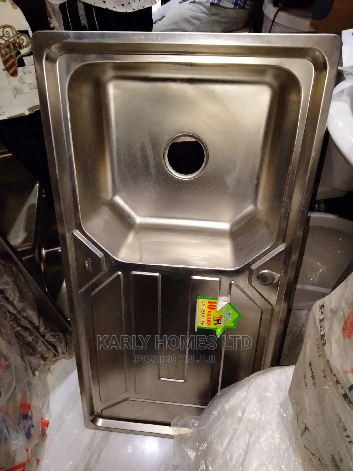 Single Single 3" Coated Kitchen Sink