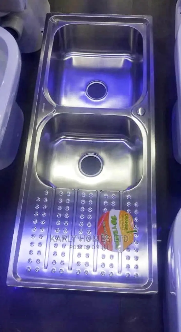 Double Single 3" Thick Stainless Sink