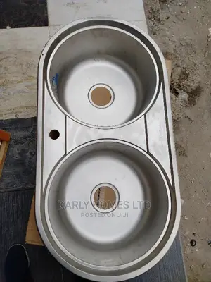Double Bowl 3" Round Kitchen Sink