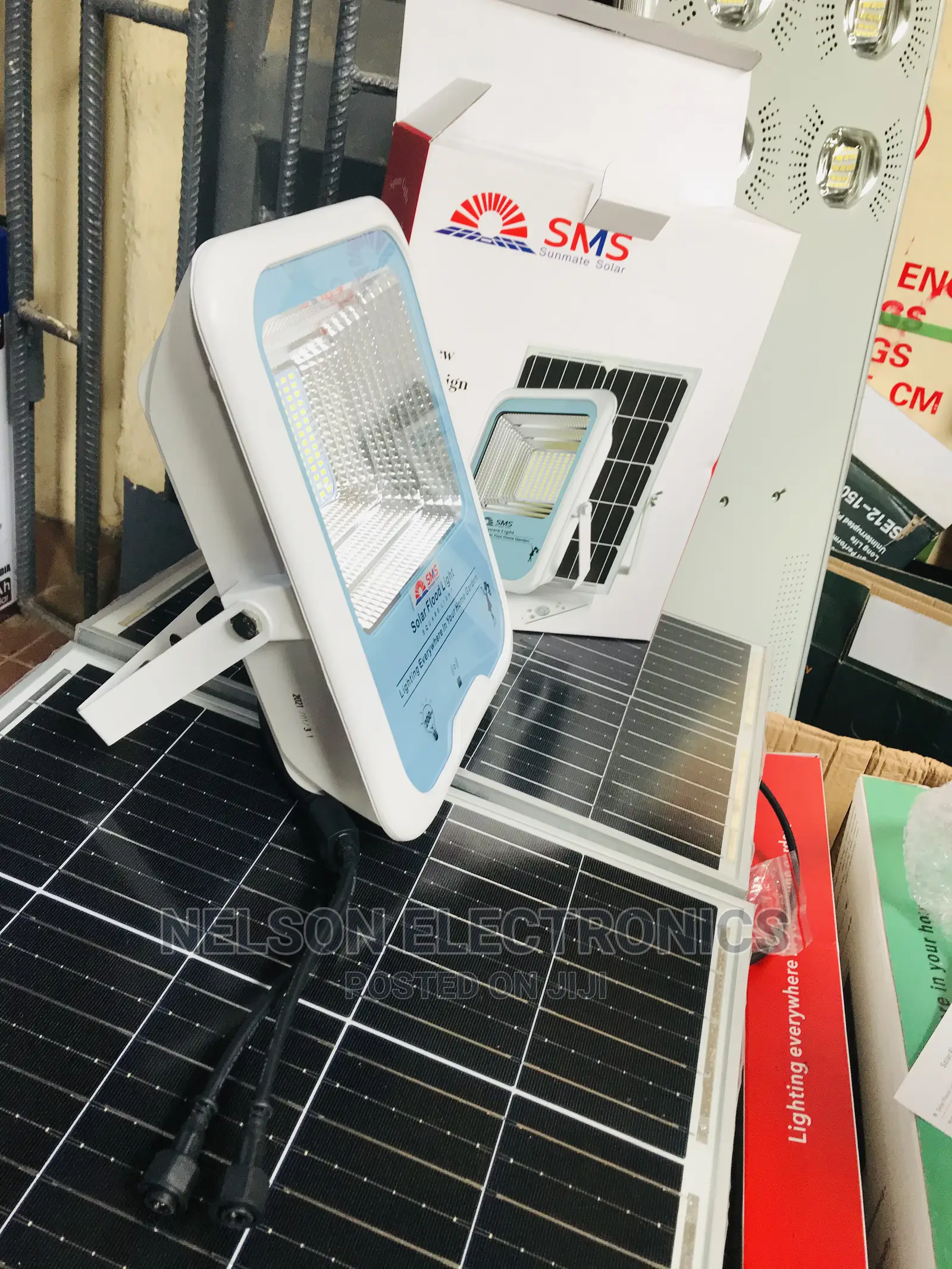 SMS Solar Flood Light Double Panel 200watt With 2ye Warran