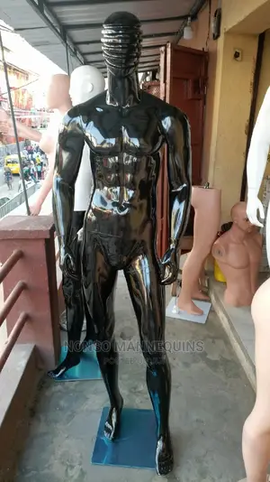 Black Male Fibre Full Body Display Mannequins