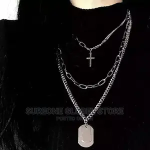Multilayer Hip Hop Long Chain Necklace