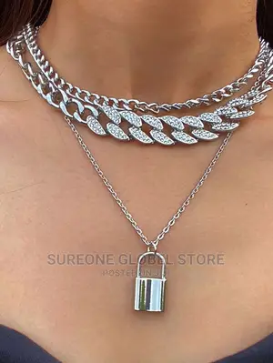 Stainless Steel Jewelry on the Neck