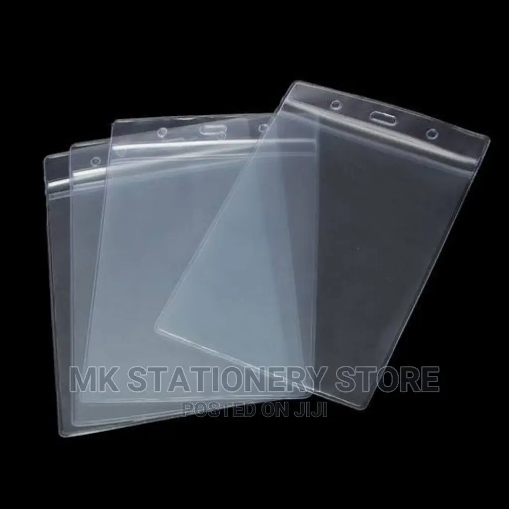 Transparent ID Card Holder (50 Pcs)