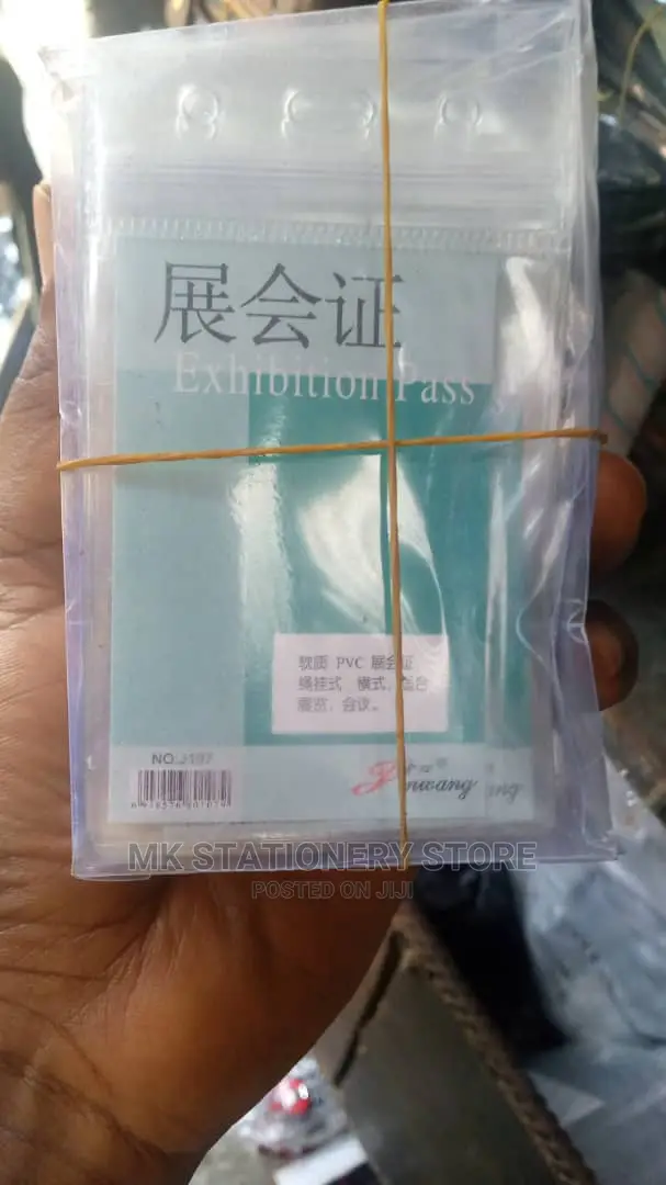 Transparent ID Card Holder (50 Pcs)