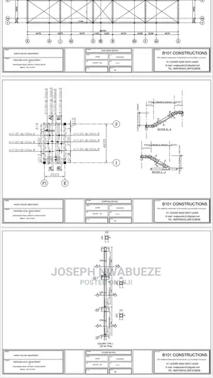 Structural Engineering Drawings Calculation Sheet.