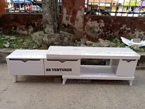 White Adjustable Turkey Tv Stand
