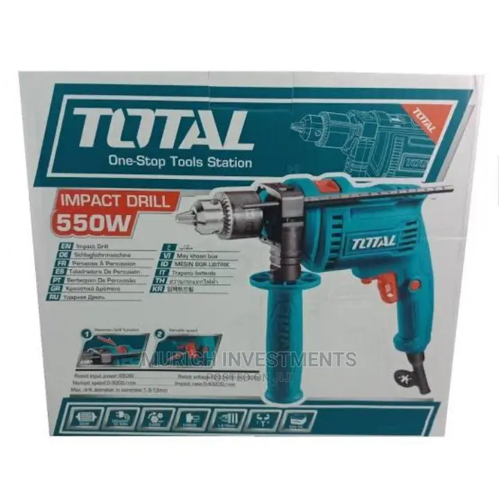 TOTAL Electric Impact Drill 13mm 550w