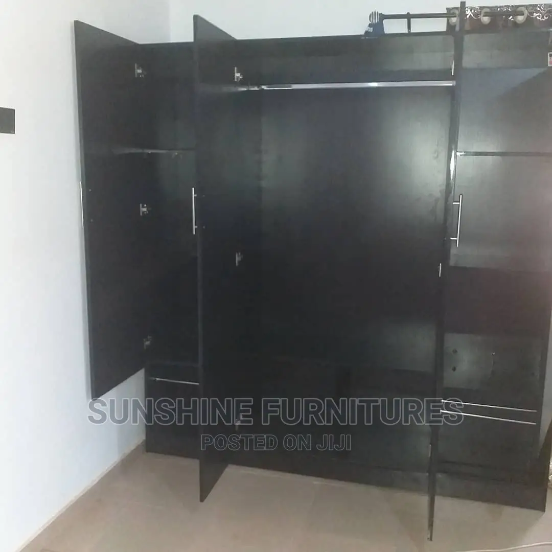 2 Doors Wardrobe With Locker and Show Rack