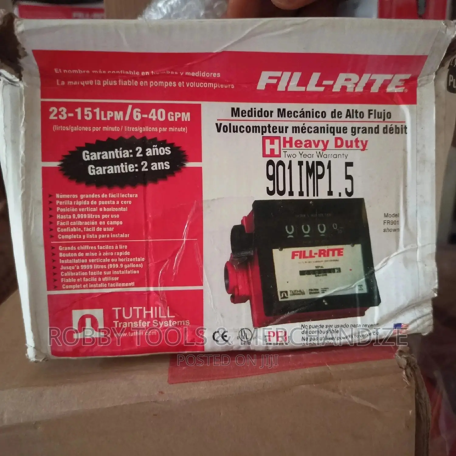 1.5" Fill-Rite Flow Meter 9011MP