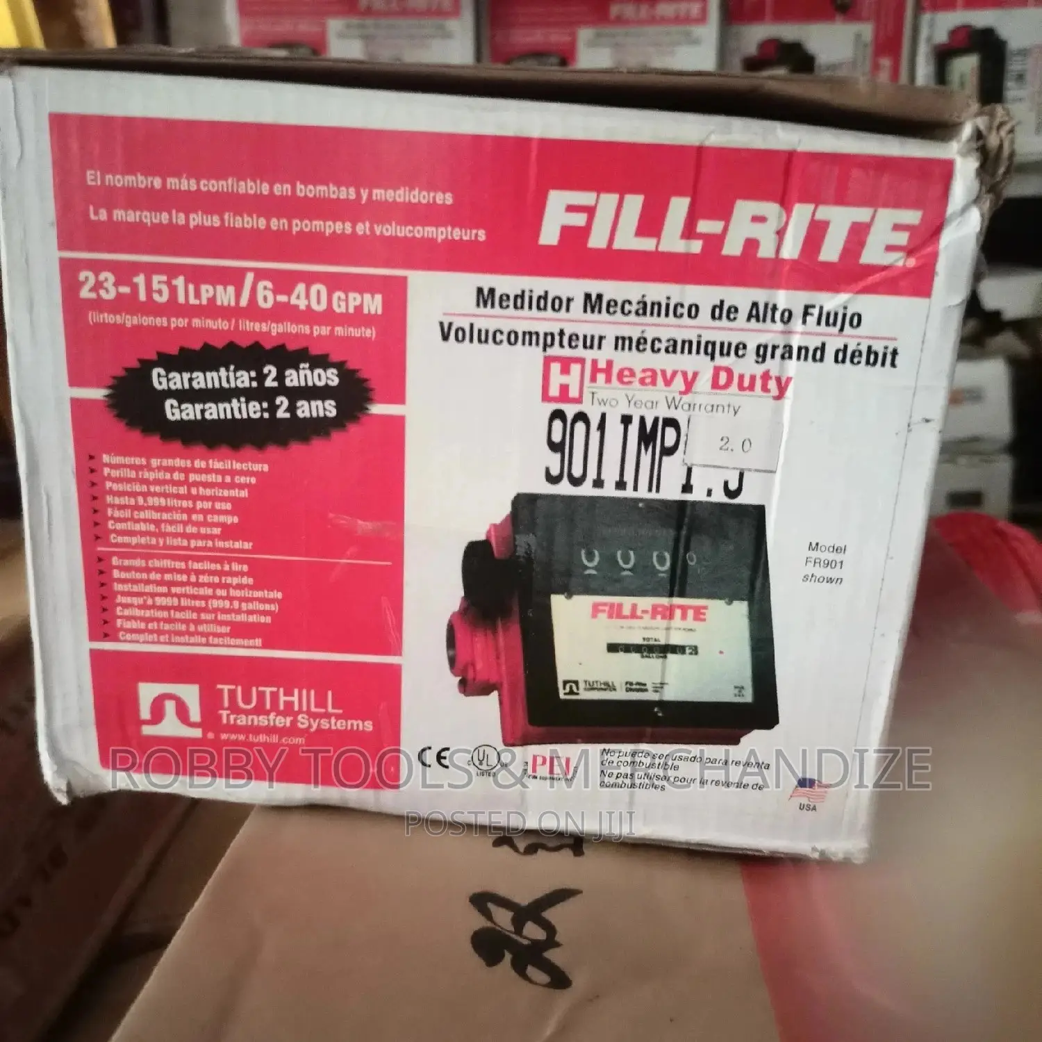 2" Fill-rite Flow Meter 9011MP