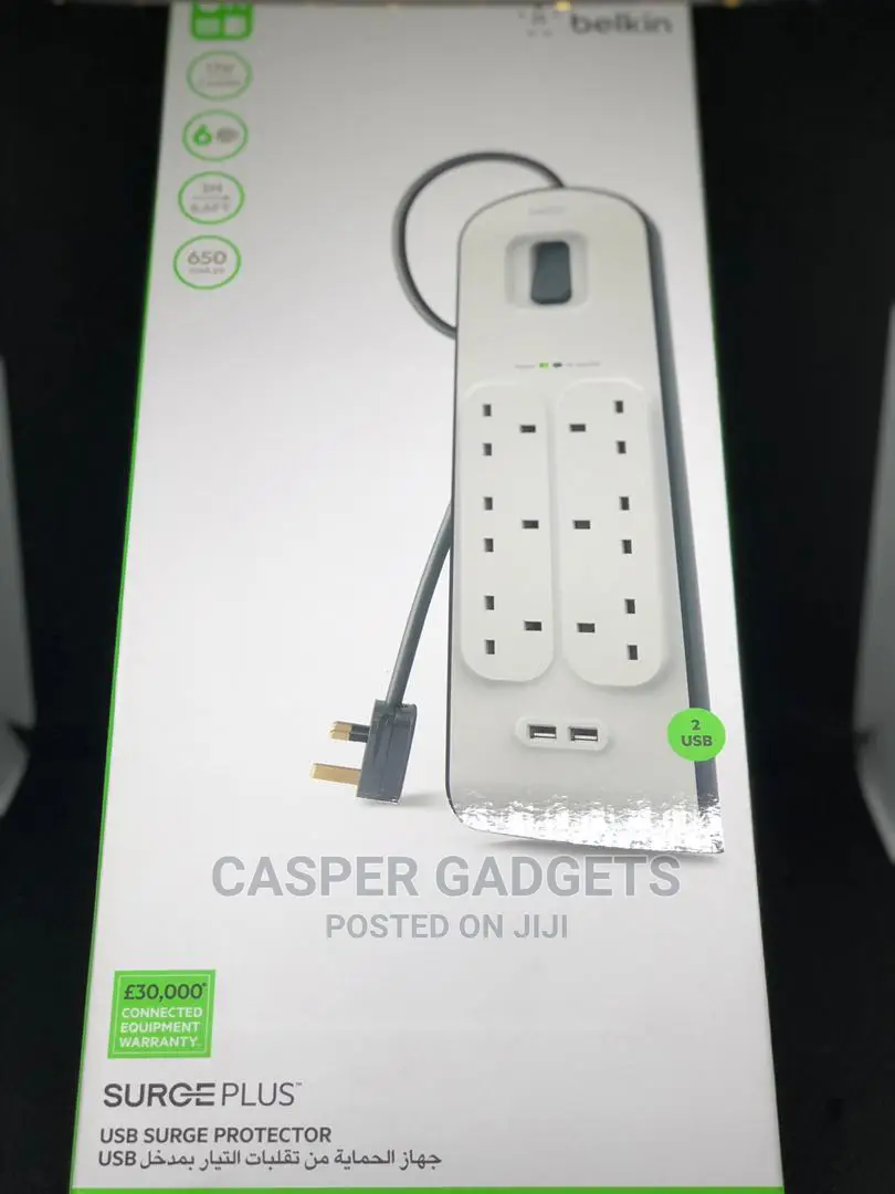 Belkin: Surge Plus 2 Usb Surge Protection With 6 Ports