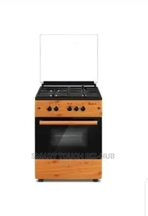 Maxi 3 Gas + 1 Electric Cooker 6060 Wooden Finish