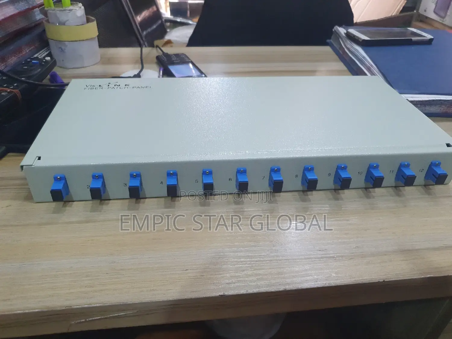 12ports Vis-Link Patch Panel SC With Coupler ODF