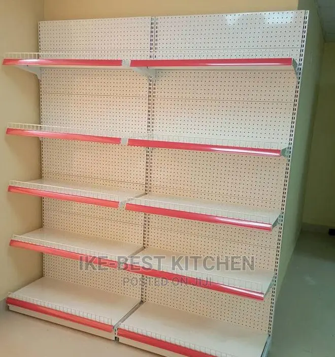 Single Supermarket Shelves