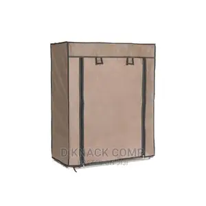 5 Layer 4grid Dustproof Shoe Rack Shelf Storage Closet-Brown