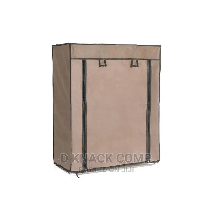 5 Layer 4grid Dustproof Shoe Rack Shelf Storage Closet-Brown
