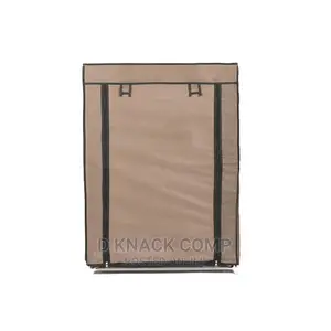 5 Layer 4grid Dustproof Shoe Rack Shelf Storage Closet-Brown