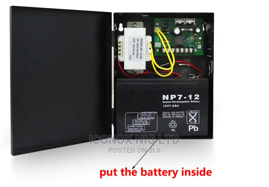 AC 220V To 5A Power Supply With Access Control Box