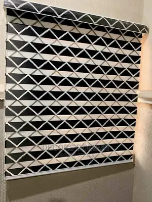 White and Black Day Knight Blinds