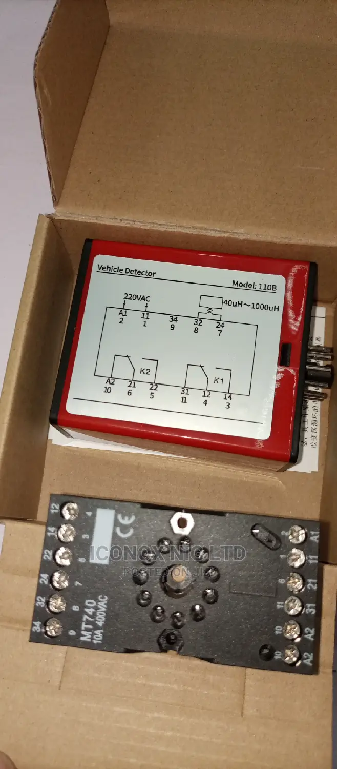 Loop Detector Sensor Controlling Barrier Door Gate Operator
