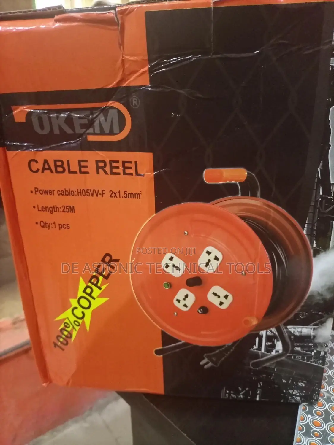 25m Length Cable Reel