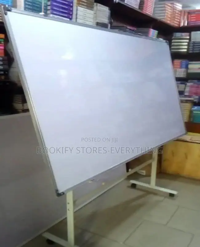 8x4 White Board With Mobile Stand
