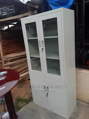 Metal Book Case With 4-Doors
