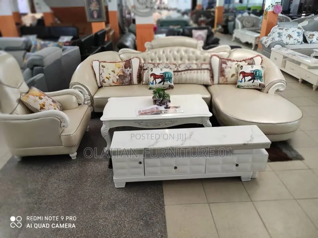 Royal Sofa +Tv Console and Center Table