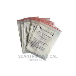 A Pack of Clear Printed Medical Medicine Ziplock Bag