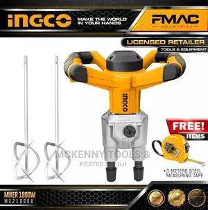 Ingco Mixer Mx218008 1800w (With Free 3 Meters Steel