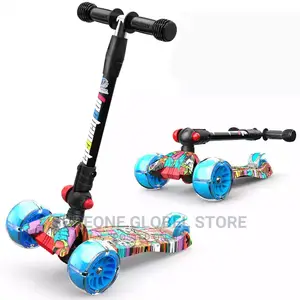 Children Scooter 4 Wheels Kick Scooter Children Foot