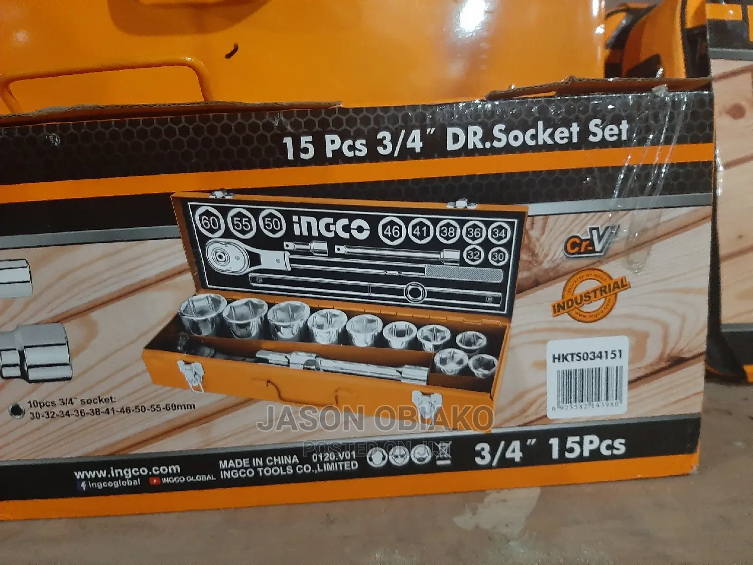 Drive Socket Set 3/4"