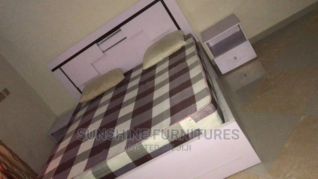 Bed Frame Made With Imported Wood(Mdf)