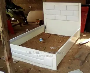Bed Frame Made With Imported Wood(Mdf)