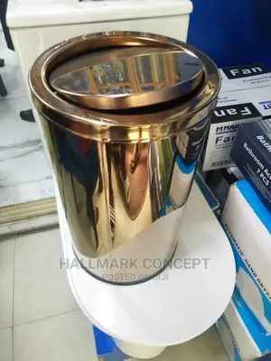 Gold Plated Waste Bins