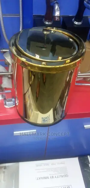 Gold Plated Waste Bins