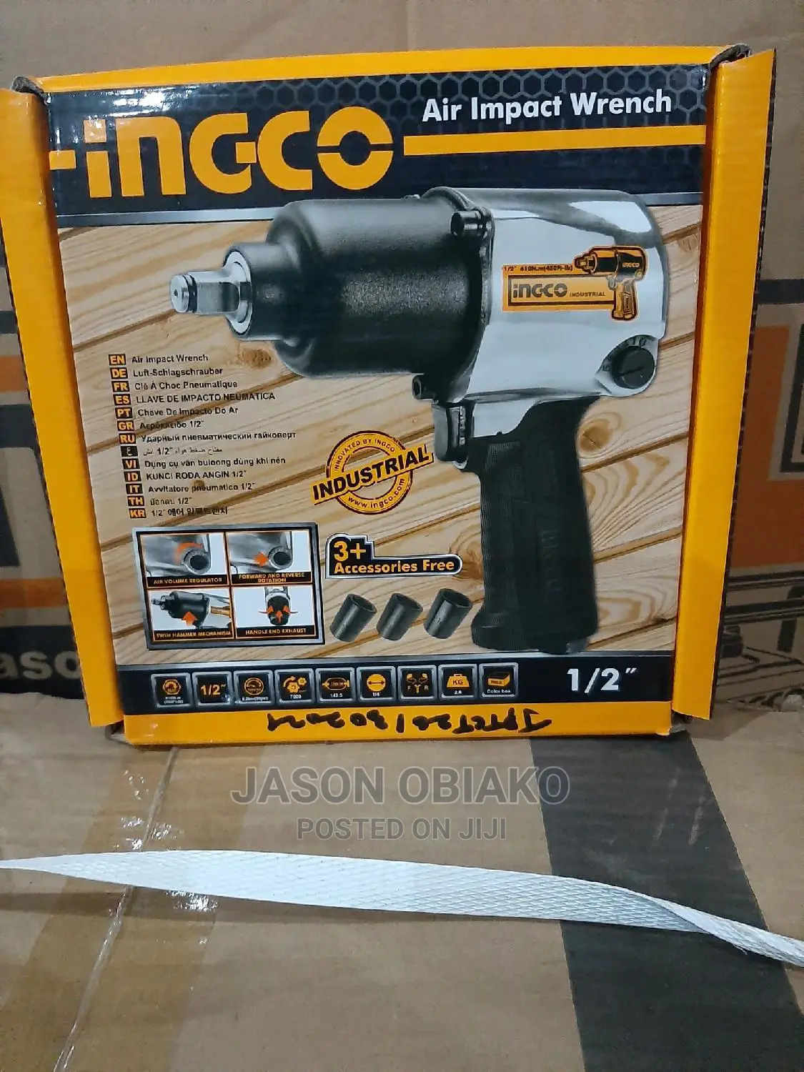 Air Impact Wrench 1/2"